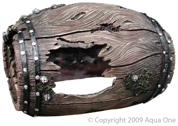 Aqua One Ornament - Barrel With Holes & Studs