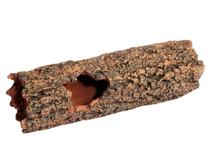 Aqua One Ornament - Round Hollow Log L