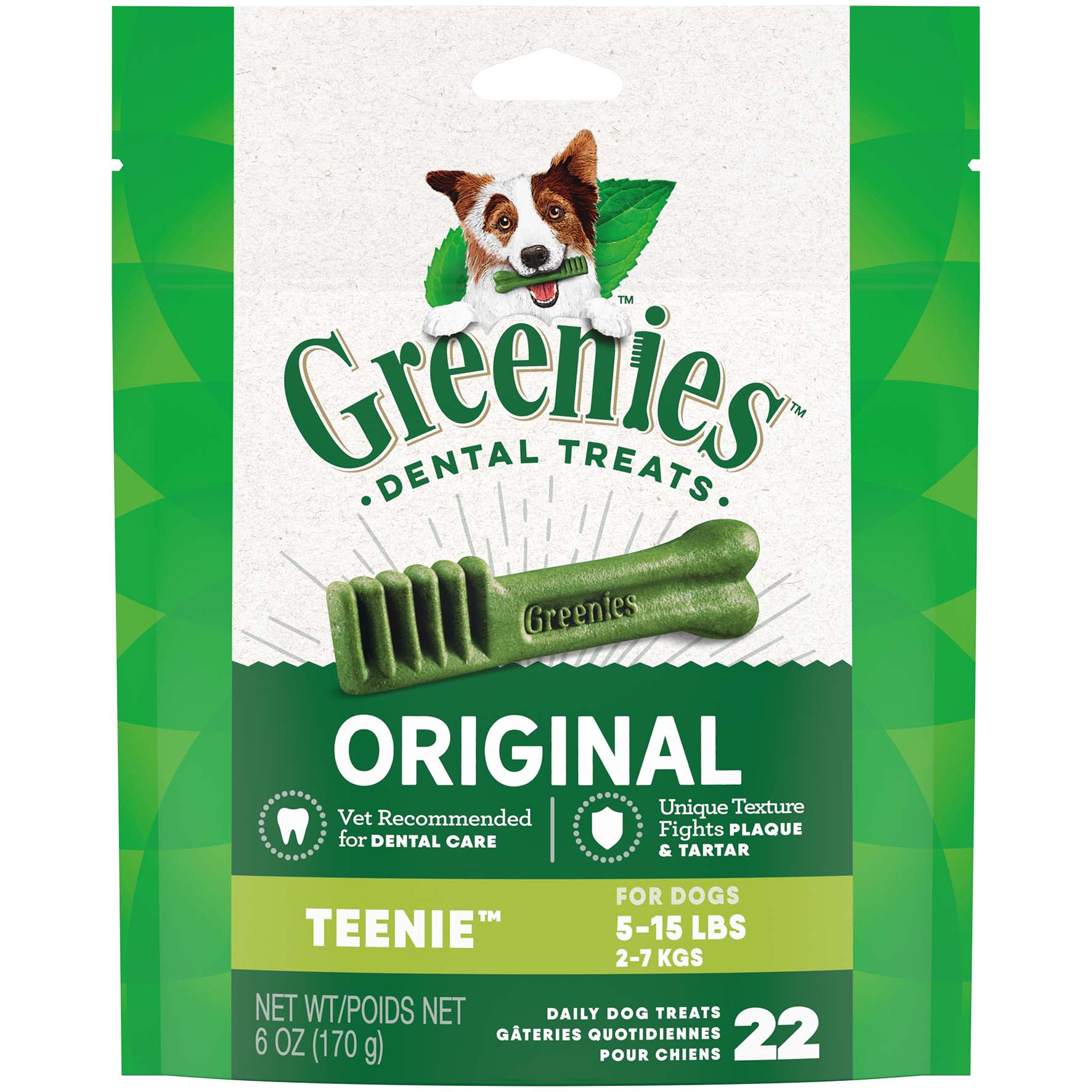 Greenies Org TNI Dental Chew 170g 22pc