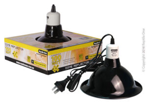 Reptile One Heat Lamp Holder Ceramic Suit Up To 100W E27 Screw Fitting