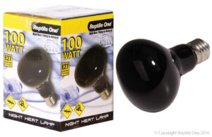 Reptile One Heat Lamp Night Light 100W E27 Screw Fitting