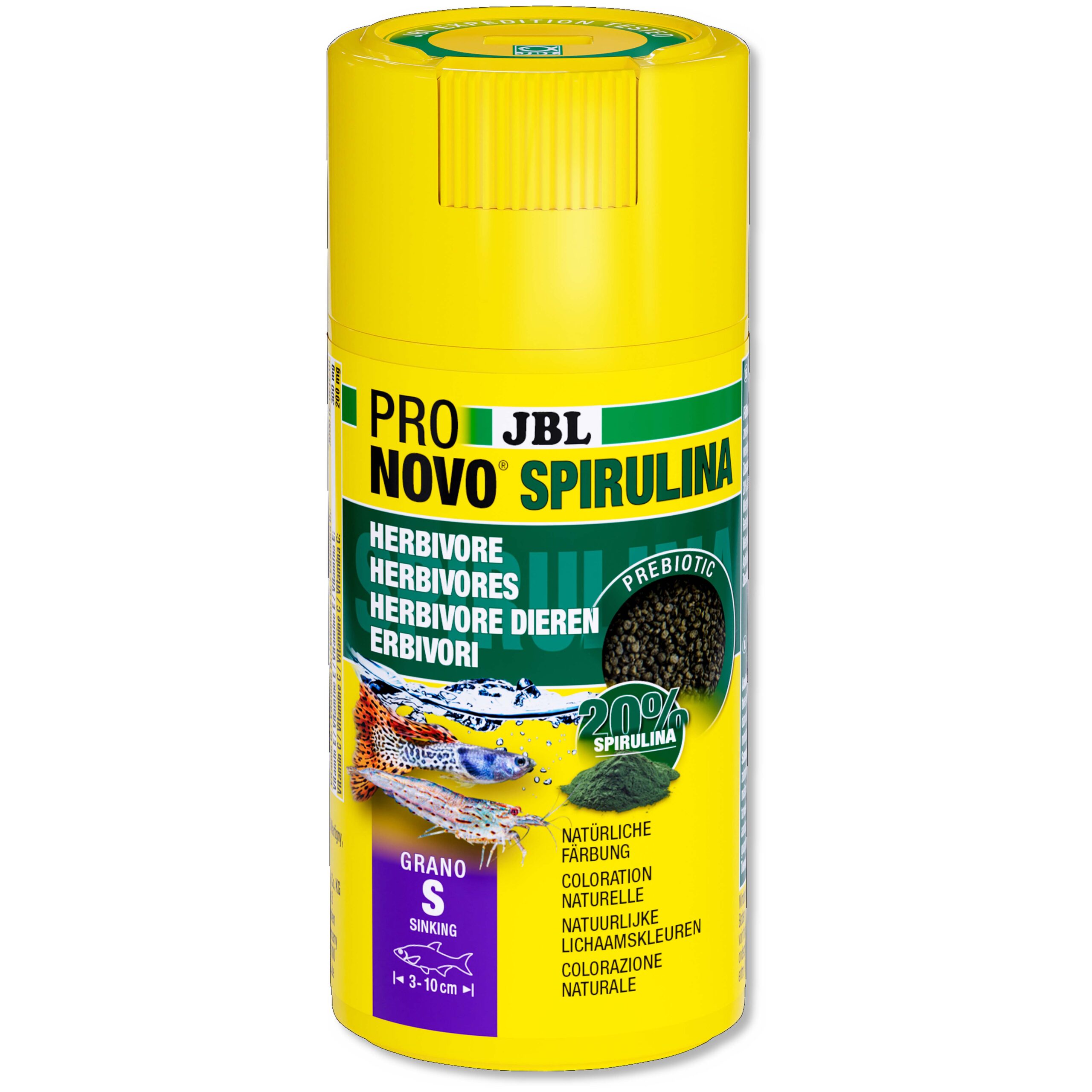 JBL PRONOVO Spirulina CLICK 100ml (58g) S Grano (main Food)