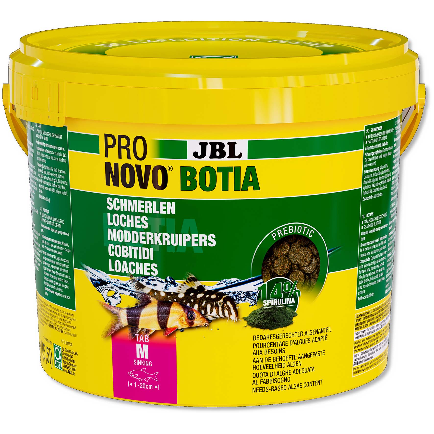 JBL PRONOVO Botia 5.5L (2.9kg) M Tab