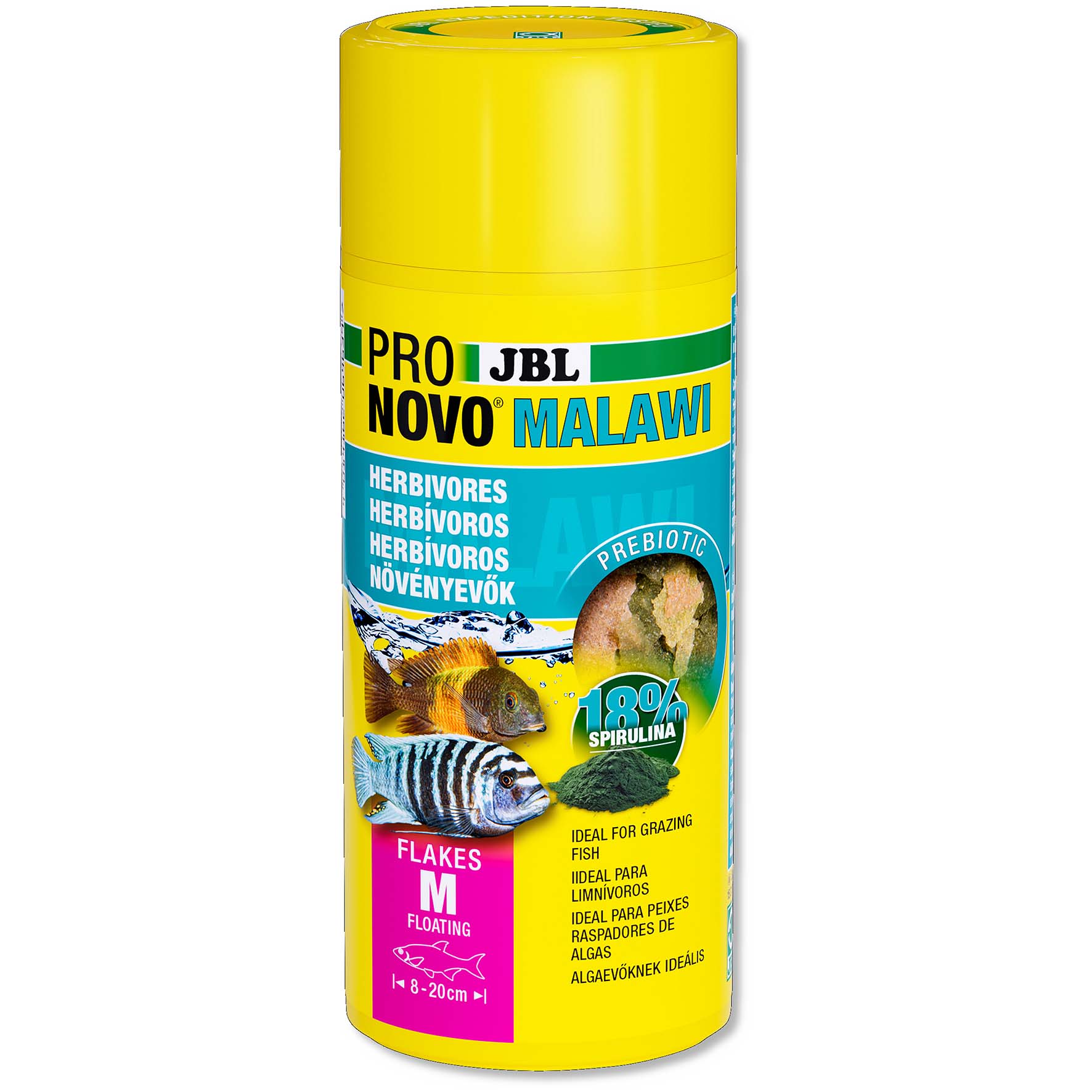 JBL PRONOVO Malawi 250ml (40g) M Flakes (main Food Cichlids)
