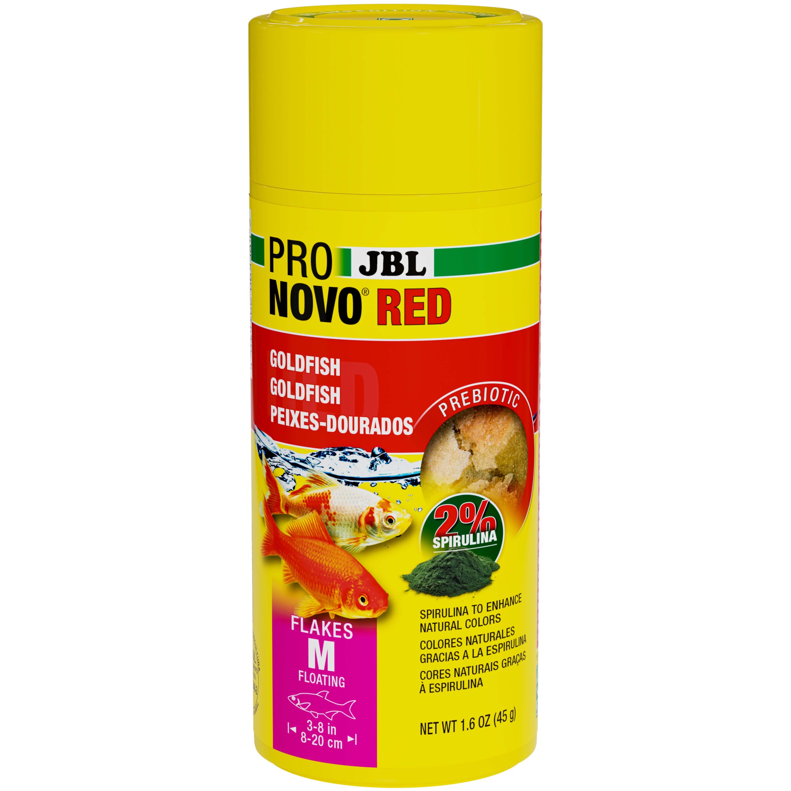 JBL PRONOVO Red 250ml (45g) M Flakes (main Food Goldfish)