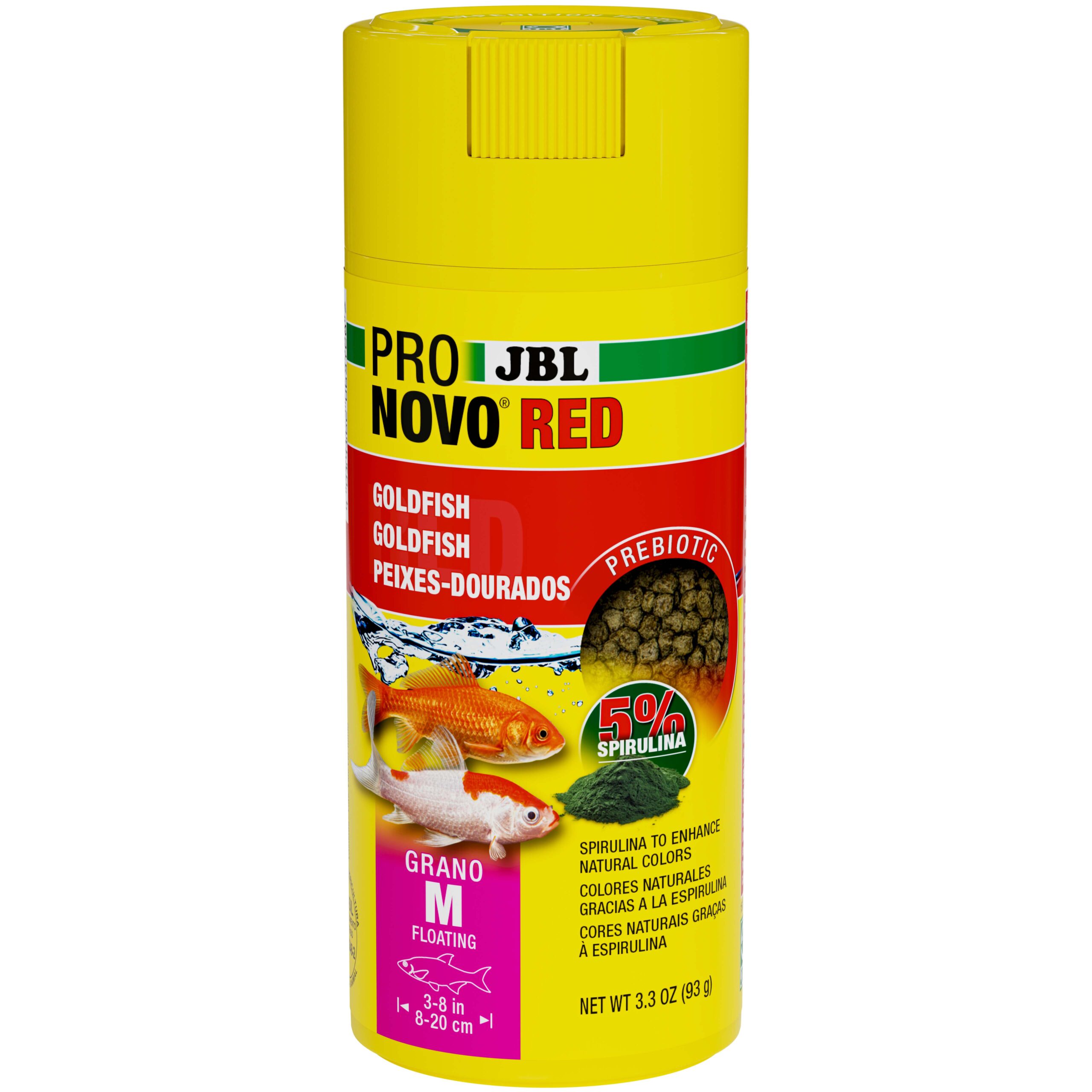 JBL PRONOVO Red CLICK 250ml (93g) M Grano (main Food Goldfish)