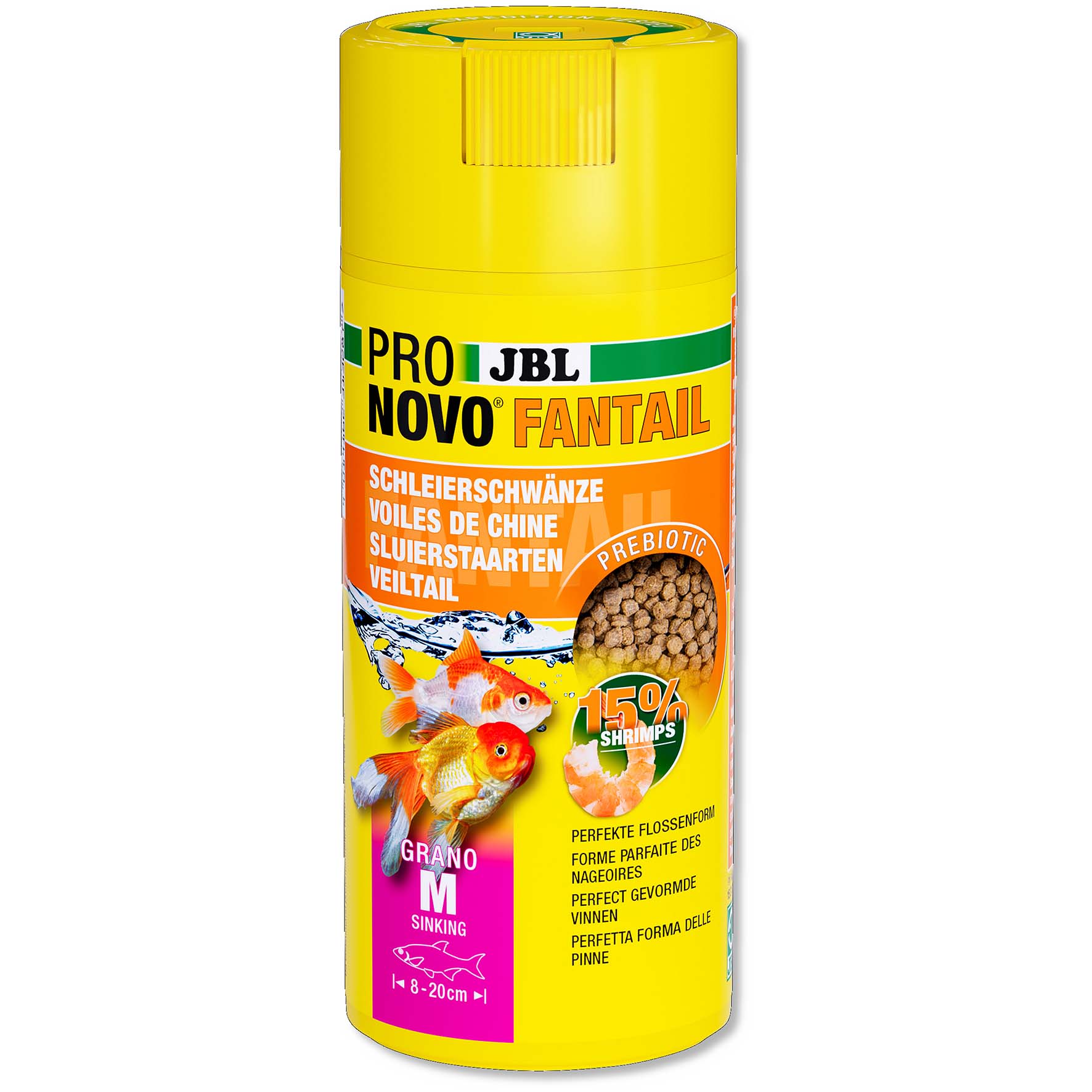 JBL PRONOVO Fantail CLICK 250ml (145g) M Grano