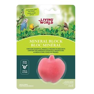 LW Bird Treat Natures Mineral Block Red Apple