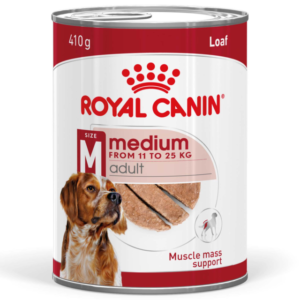 Royal Canin Medium Adult Loaf Canned Wet Dog Food 410g
