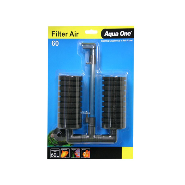 Aqua One Filter Air 60 Sponge Air Filter Suit Up To 60L