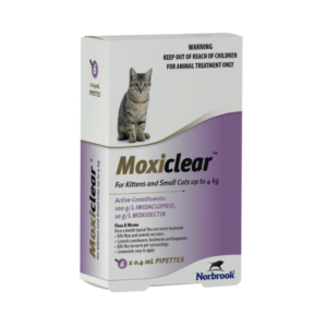 Moxiclear Purple for Kittens and Small Cats up to 4kg – 6 Pack