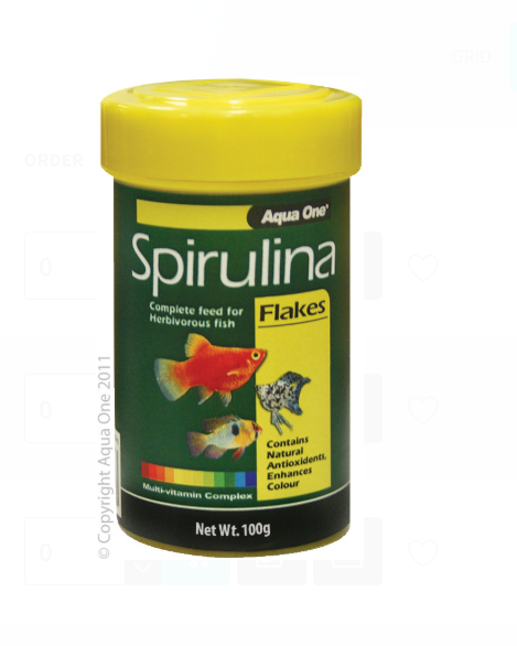 Aqua One Spirulina Flake 100g