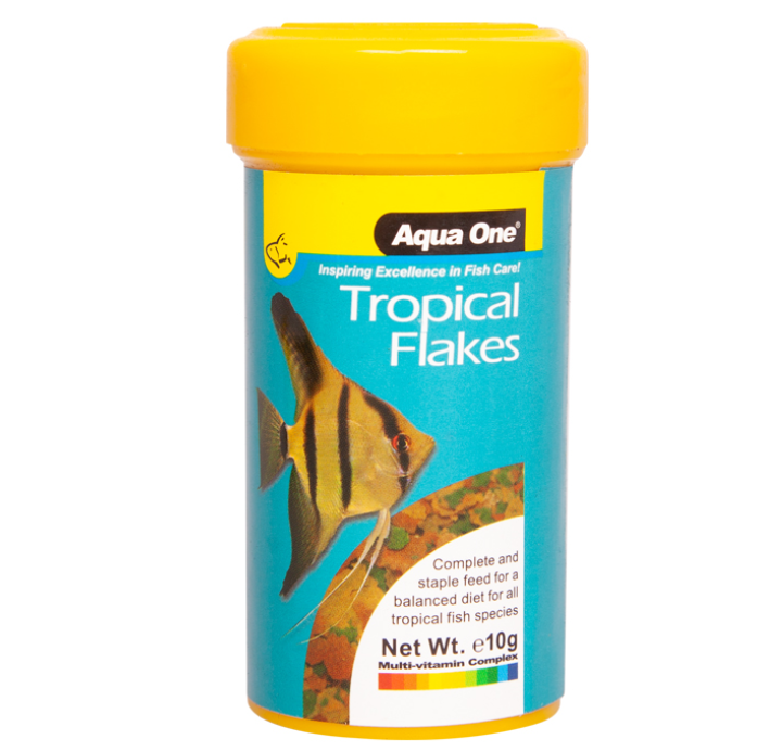 Aqua One Tropical Flake Fish Food 10gm