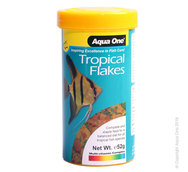 Aqua One Tropical Flake Fish Food 52G