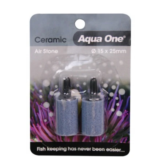Aqua One Air Stone - Ceramic 25x15mm (2pk)