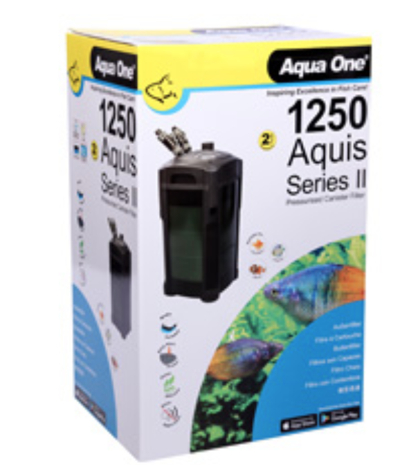 Aqua One Aquis Canister Filter 1250 Series II (max 1400l/hr)