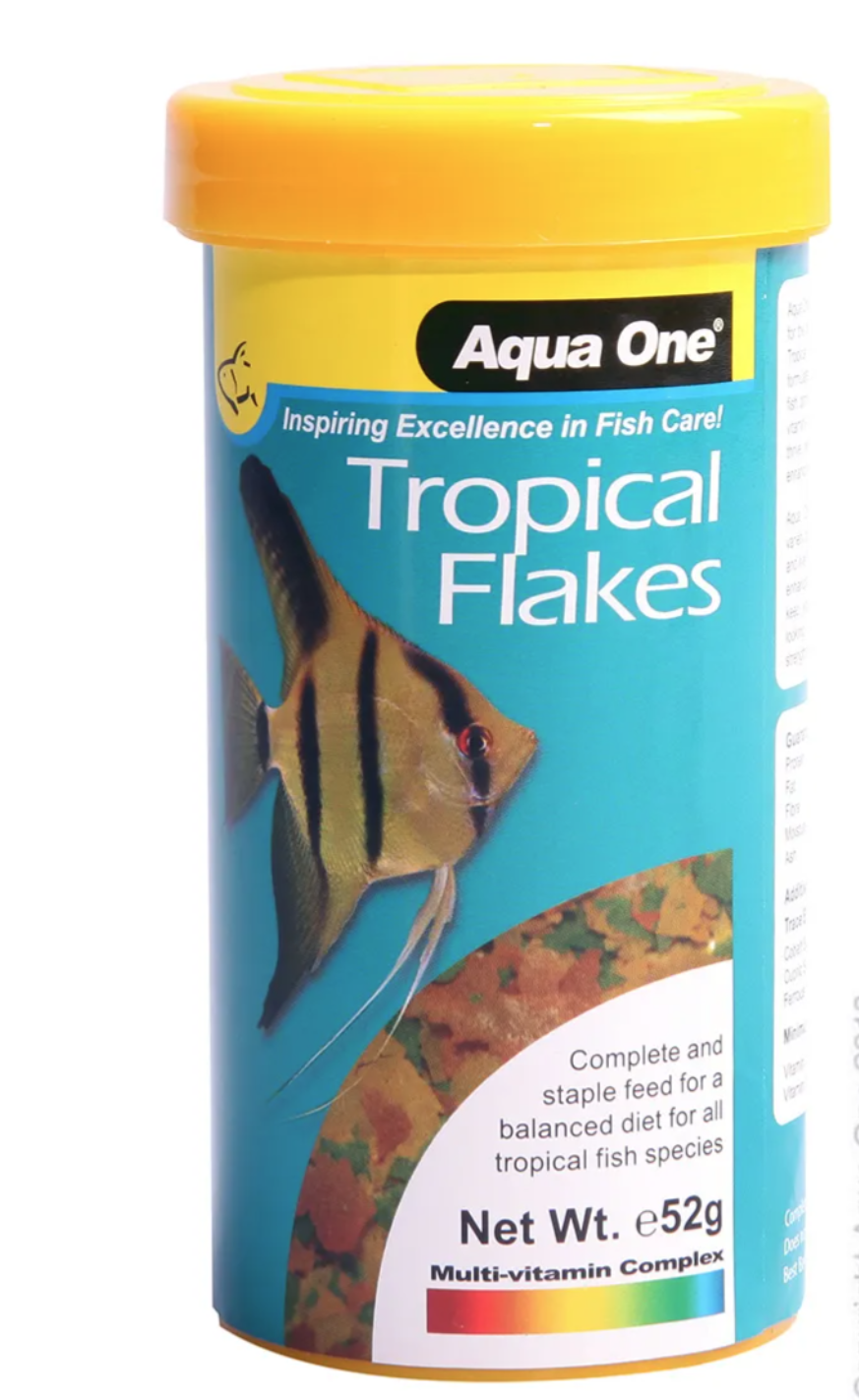 Aqua One Tropical Flake Fish Food 52G