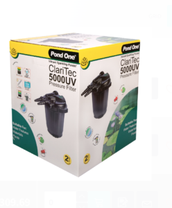 Pond One ClariTec 5000 Pressurised Filter With 9W UV-C