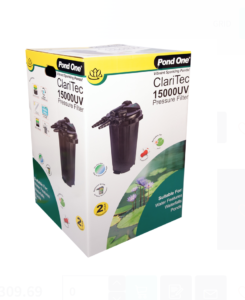 Pond One ClariTec 15000 Pressurised Filter With 13W UV-C