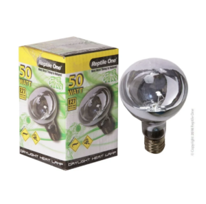 Reptile One Heat Lamp Day Light 50W E27 Screw Fitting