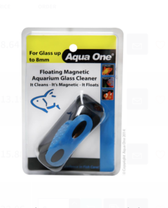 Aqua One Floating Magnet Cleaner (M) For Up 8mm Glass