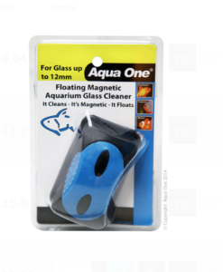 Aqua One Floating Magnet Cleaner (L) For Up 12mm Glass