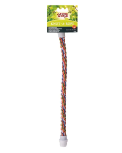 Living World Knot A Rope Perch 38cm x 16mm Banana Scented