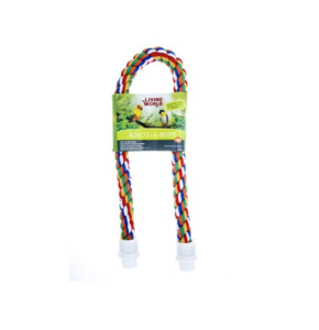 Living World Knot A Rope Perch 66cm x 16mm Banana Scented