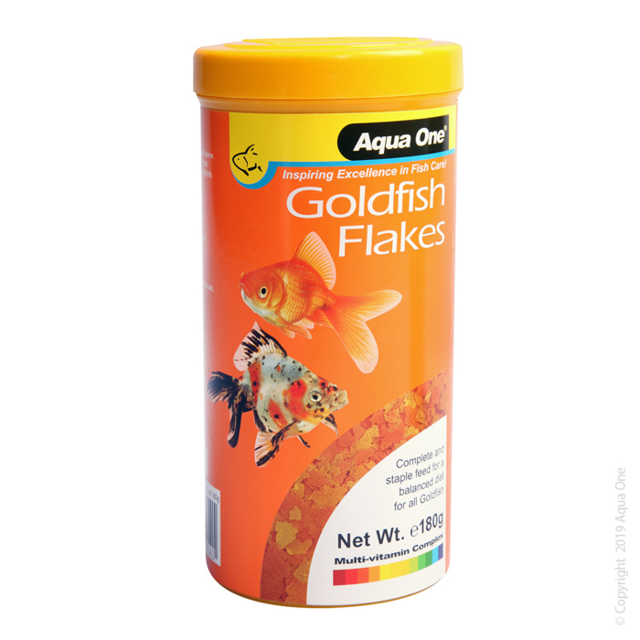 Aqua One Goldfish Flake Fish Food 180G