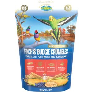 Vetafarm Finch & Budgie Crumbles 450gm