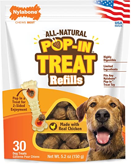 Nylabone Pop-in treats 30pk 150G ^NTHR930P