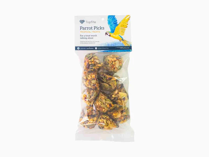 Topflite Parrot Picks Tropical treats x10pack