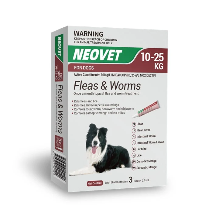 Neovet For Dogs 10-25kg 3 Pack