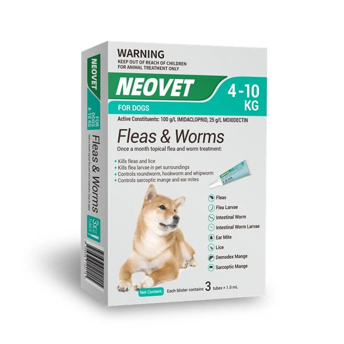 Neovet For Dogs 4-10kg 3Pack