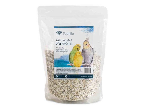Topflite Oyster Shell Grit - Fine 1kg