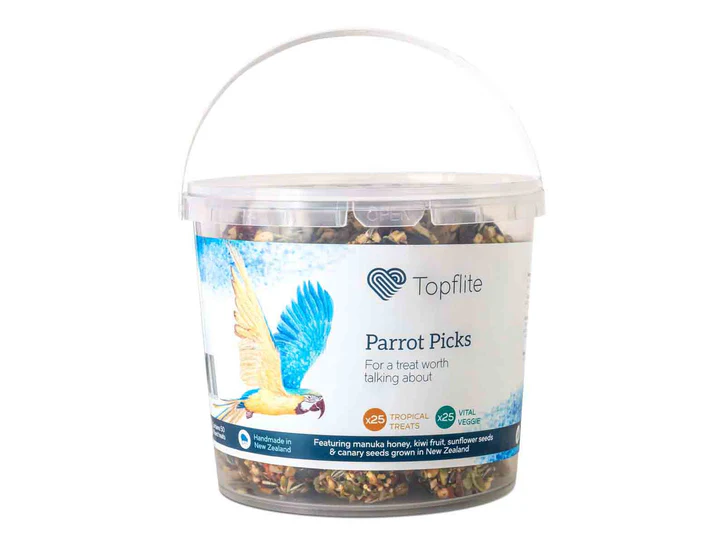 Topflite Parrot Picks Mixed bucket x50pack