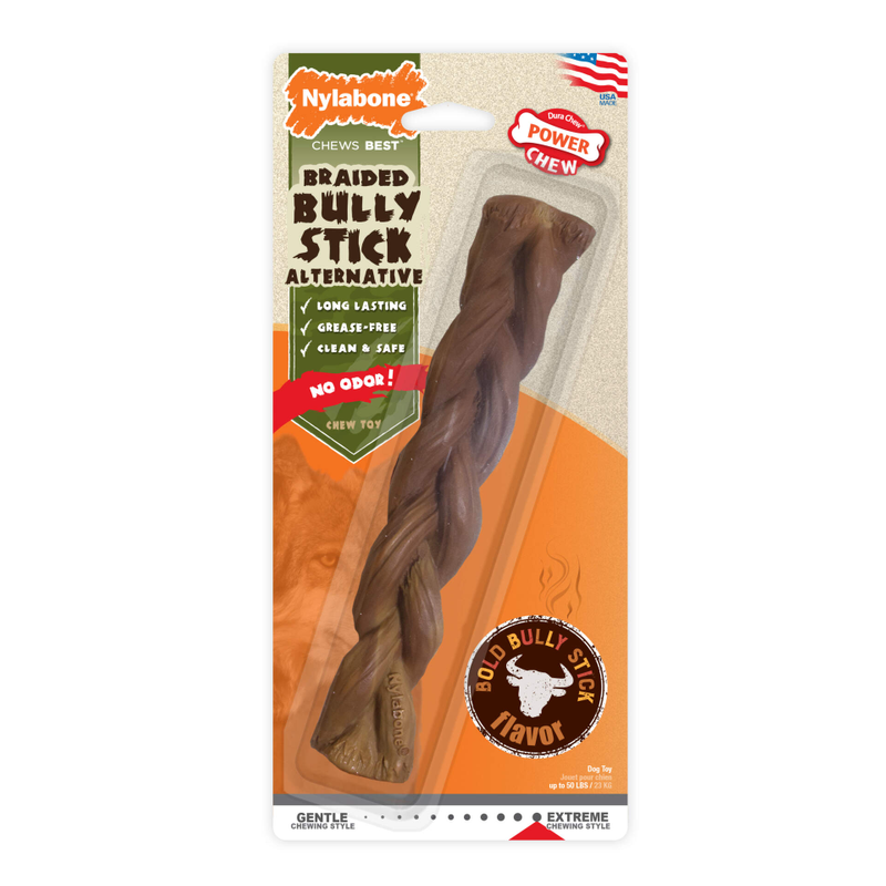 Nylabone Dura Chew Braided Bully Stick