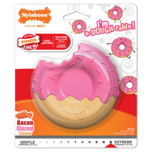 Nylabone Power Chew Donut Bacon Glazed - Wolf