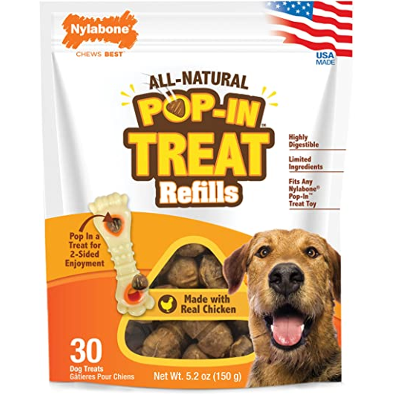 Nylabone Pop-in treats 30pk 150G ^NTHR930P