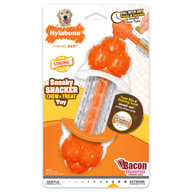 Nylabone Strong Chew Sneaky Snacker Chew & Treat Toy - Giant ^NTTG904P