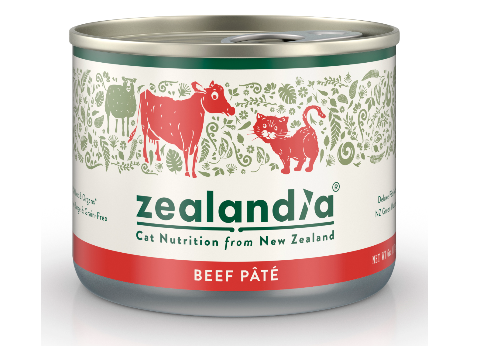 Zealandia Beef Pate Wet Cat Food 170g