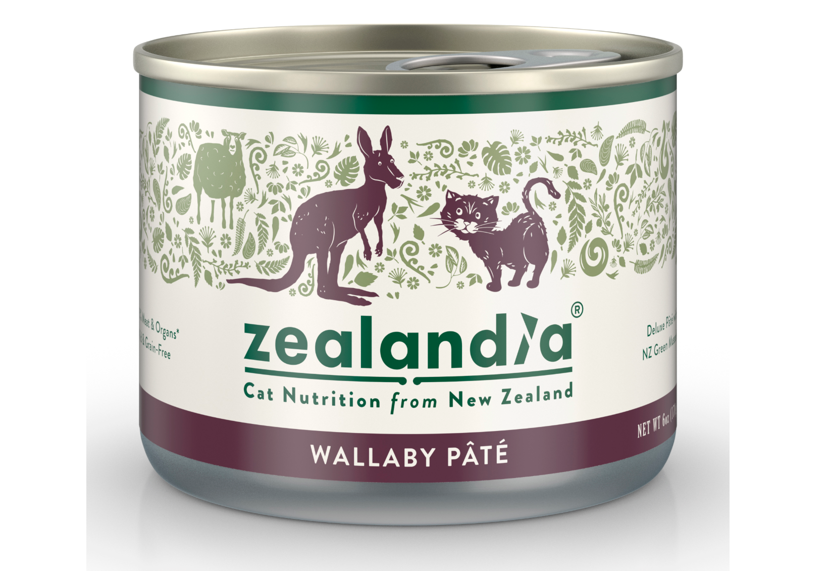 Zealandia Wallaby Pate Wet Cat Food 170g