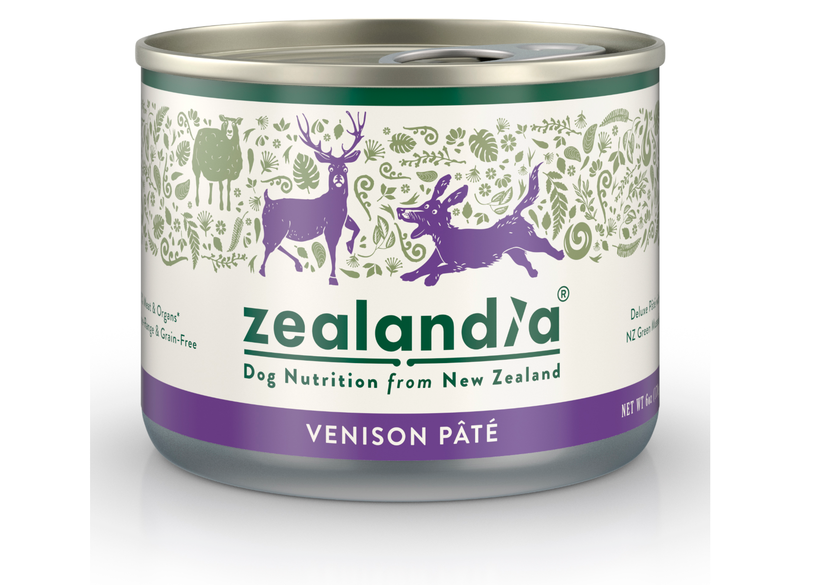 Zealandia Venison Pate Wet Dog Food 170g