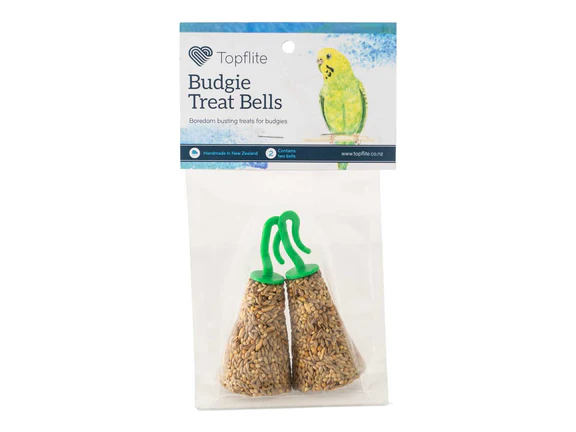 Topflite Budgie Bird Bells Twin pack