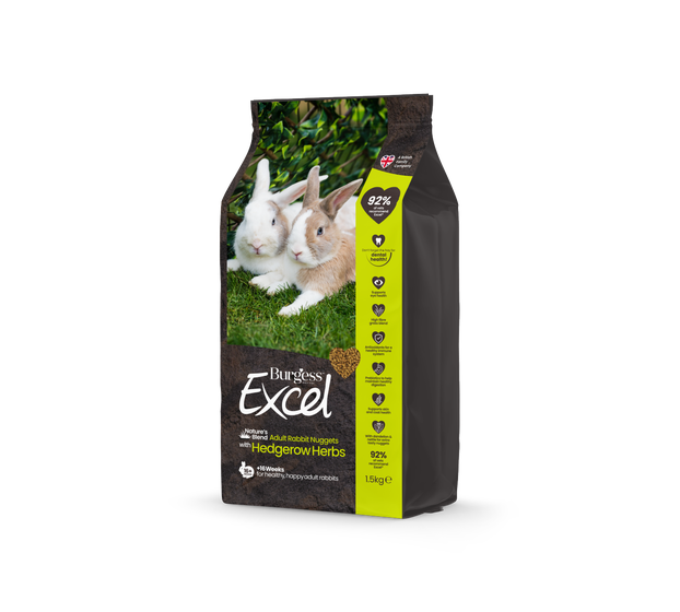 Burgess Excel Rabbit Nuggets Nature Blend 1.5kg