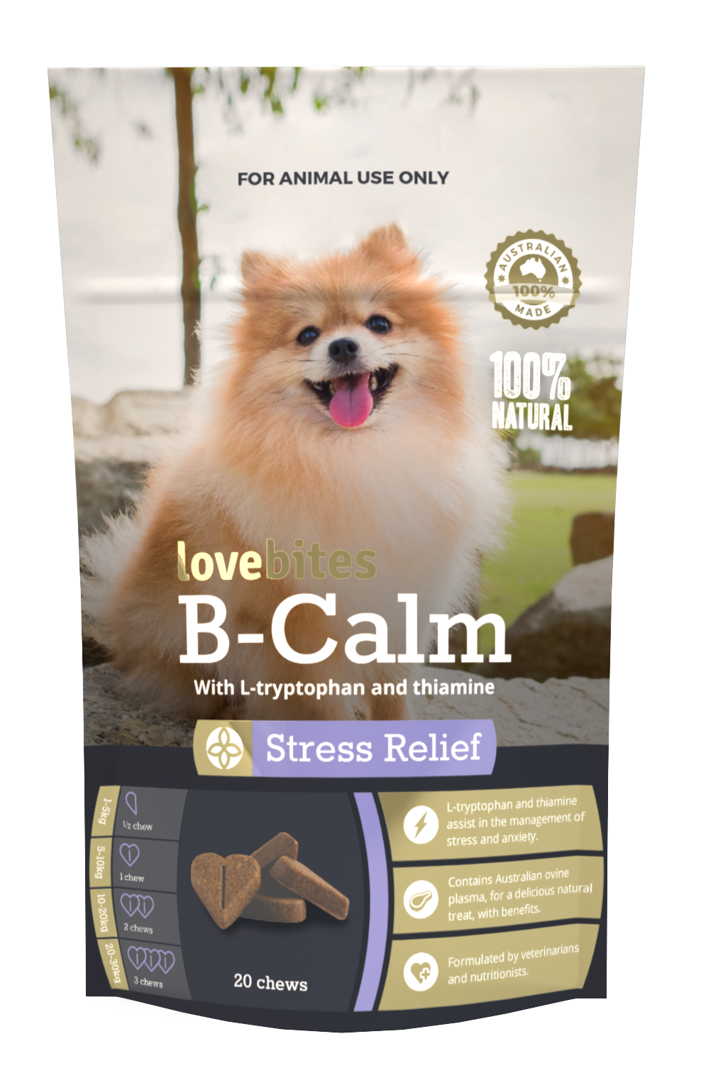 Vetafarm Lovebites B-Calm Chews 30pk