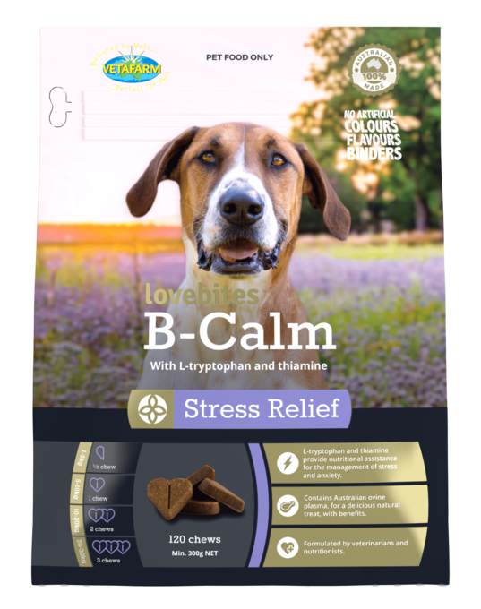 Vetafarm Lovebites B Calm Chews for Dogs 120pk