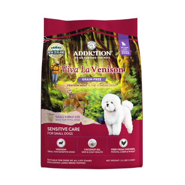 Addiction Grain-Free Viva La Venison Small Breed Dry Dog Food 1.5kg