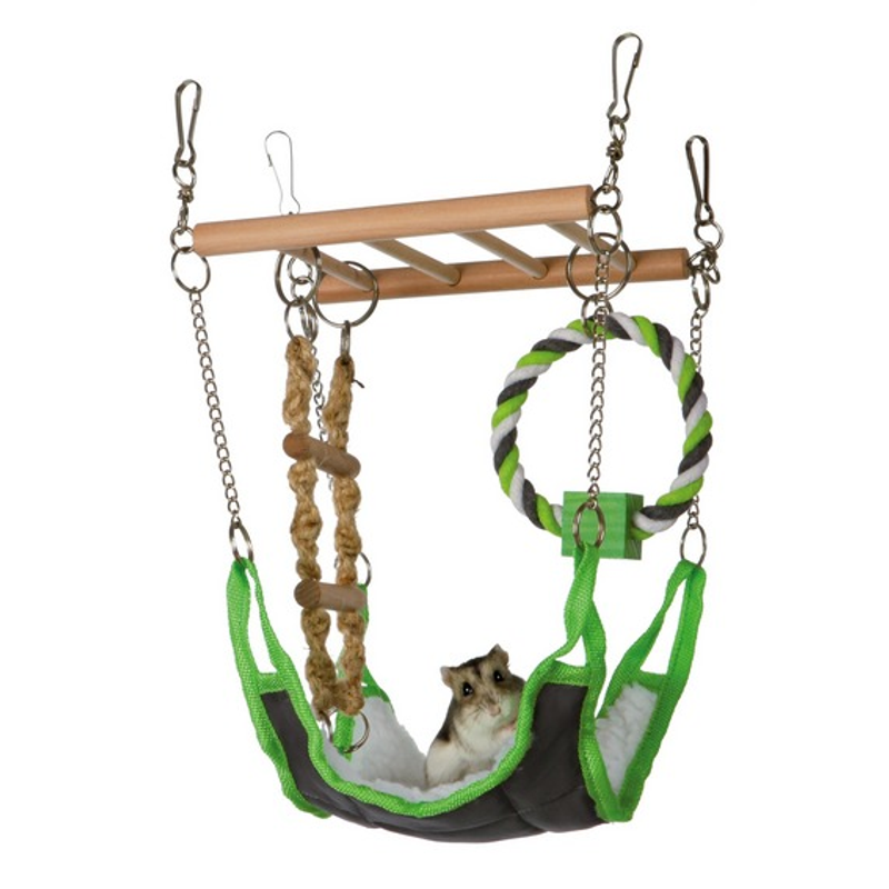 Suspension Bridge with Hammock - 6298