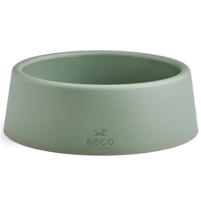 Beco Steady Dog Bowl Large - Olive Green